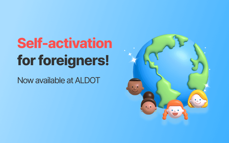 U+ 외국인 셀프개통 서비스!